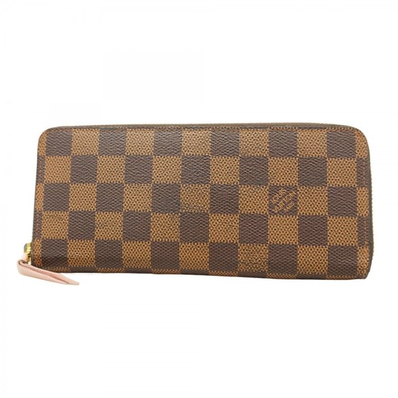 LOUIS VUITTON Pink Damier Wallet - Picture 1 of 13